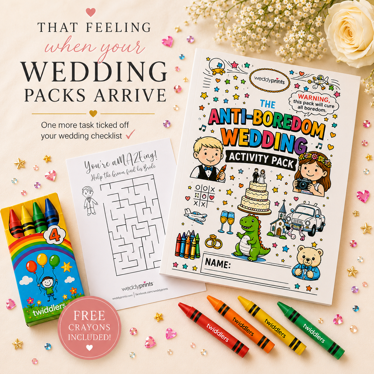 LARGE BUNDLE | 10 x Wedding Activity Packs For 10 Kids (contains 170 activity pages!) SPECIAL OFFER Bundle | PLUS 10 x FREE Toddler Packs! | Suitable for all ages! β
β
β
β
β