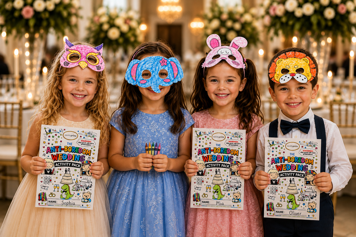EXTRA EXTRA LARGE BUNDLE | 20 Wedding Activity Packs + 20 FREE Toddler Packs (PLUS bonus Extras!) ⭐⭐⭐⭐⭐