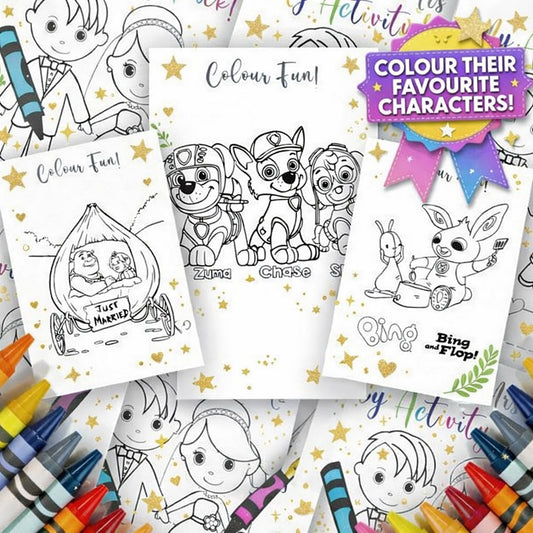 SINGLE PACK | 1 Pack for 1 Kid |Toddler Colouring Pack A4 | 1 Pack | 3 pages! | Set quantity below | Suitable for toddlers ★★★★★