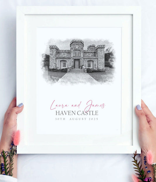 Venue A4 print | Wedding Keepsake Print | Size A4  | Ideal for framing | Instant delivery ★★★★★